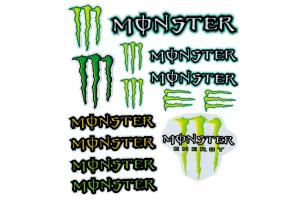 Monster Energy Stickerbogen grün 2